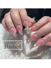 エスフィーネイルサロン リシェル(Esfy nailsalon Richer)/チークネイル