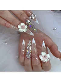 白フレンチプルメリア