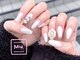 ミュー(Miu.)の写真/派手にできない方向けのシンプルデザイン、大人可愛いデザインも豊富◎ハートネイル◎※パーツ別途料金