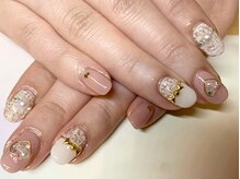 ☆ツイード柄#赤坂ネイルサロン#パラジェル