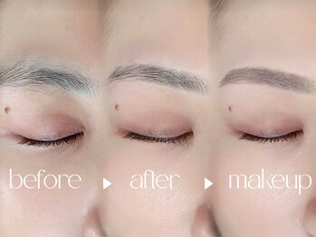 アイビー 東村山店(eyebee)の写真/【眉毛のお悩み解決＆時短】黄金比率×美眉ワックスで垢抜け眉に♪眉毛を整えて美人度UP【メンズご利用OK】