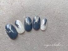 ヴィガー アンド ルックス 白金 目黒(Vigor&Looks)/くすみブルー　ミラー　シルバー