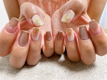 モグネイル(Mogunail)/9.10月定額B マーブルネイル