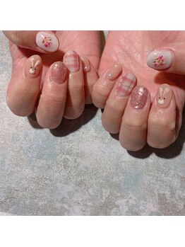 アティックネイルアトリエ(attic nail atelier)/うさぎネイル★