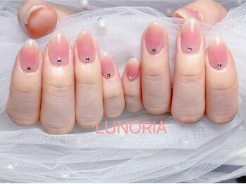 ルノリア(LUNORIA)/チークネイル ストーン10粒