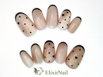 エリクサーネイル 新橋(Elixir Nail)/定額a シンプル/クーポン使用