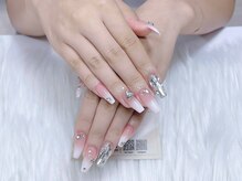 アキコネイルサロン(Akikoネイルサロン)/10本長さだし＋持ち込みデザイン