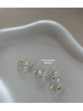 NAIL SALON -PREMA-/クリアビジューニュアンス