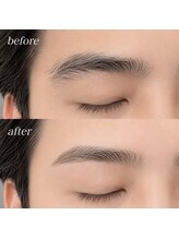 パルミエ(Palmier)/メンズも毛量調節で重くない眉毛