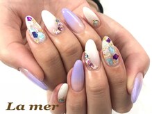 ラメール(La mer)/大人シェルネイル★ 8800円