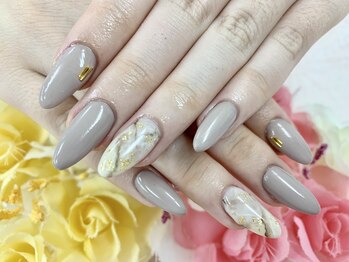 デコルネイル(Decor nail)/[中村]大理石ネイル！