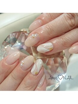 アモ ネイル(Amo NAIL)/上品ネイル