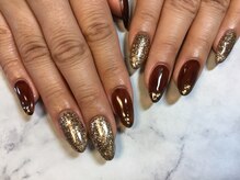ラウト デコレーションアンドネイルサロン(Lauto Decoration&Nail Salon)/クリアブラウンネイル