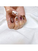 ネイルスペース ジェイズ ピンキー(NAIL SPACE J's PINKY)/秋ニュアンス