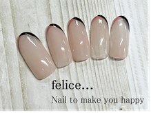 ネイルサロン フェリーチェ(felice)/【定額ネイル】¥6980