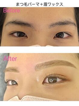 エミビューティラッシュ(Emiy Beauty Lush)/まつ毛パーマ×眉ワックス