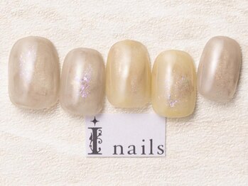 アイネイルズ 池袋店(I-nails)/オーロラくすみニュアンス