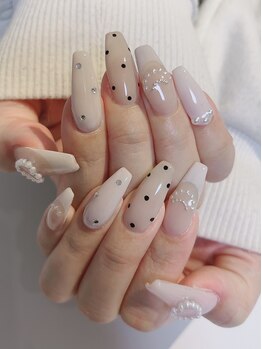 ネイルサロン エフ(ef)/ドットフレンチ