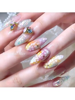ミエル(Mier)の写真/人気の長さ出しで綺麗な指先に整えます♪普段づかい～イベントまでOK★美フォルム＆ツヤのある仕上がりに！