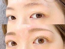 シーアットシュシュ(C at Chouchou)/まつ毛パーマ＋眉デザインWax