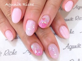 【ガーリーネイル】