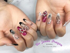 【ロングネイル】アシメネイル