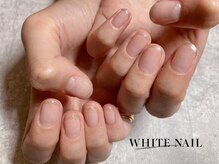 ホワイトネイル 武蔵小杉店(WHITE NAIL)/ミラーフレンチネイル