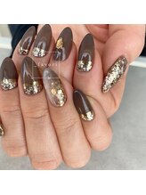 ファボリ(favori)/ブラウン×ゴールド