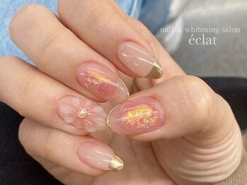 ぷっくりフラワーネイル