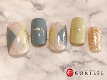 ネイルサロン コルテーゼ 四条烏丸店(CORTESE)/アーガイル　マシン使用なし