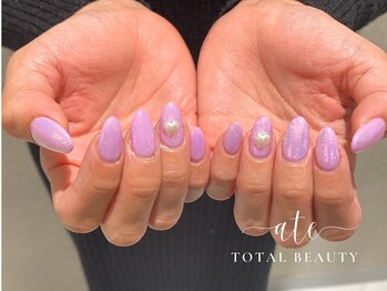 アテ(ate)/オーロラ×ハートネイル