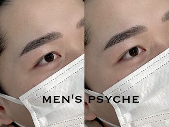 メンズプシュケ(men's PSYCHE)の写真/【顔の印象は眉毛で決まる】お悩みに合わせたメンズ眉毛menuが豊富◆"かっこよくなりたい"をPSYCHEで実現。