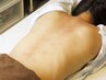 【辛い腰の痛みに】腰/仙骨鍼+背中鍼＋全身マッサージ　90分　9000円