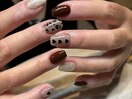 ボルドー×レオパード