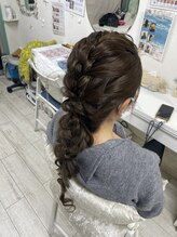 エムアイ 六本木(Mi)/編みおろしヘア