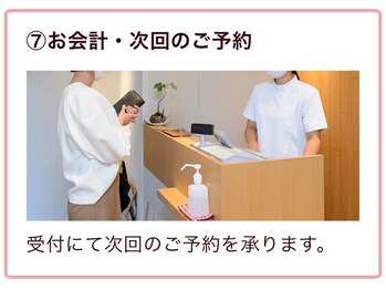 アシストユー整体院/7　お会計・次回のご予約