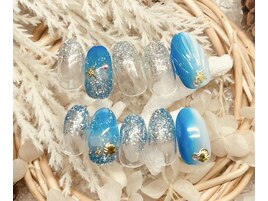 夏ネイル☆ラグーン☆マーメード