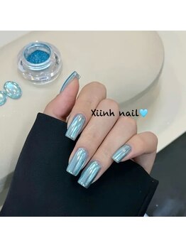 シン(XIINH)/上品ミラーネイル