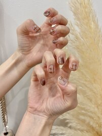 チェックネイル