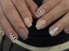 ひとくせアートシンプルネイル