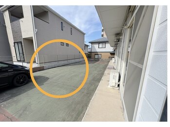 Noa lash room【4/22 NEWOPEN(予定)】/駐車場(ベランダ側2番です)