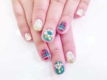 ネイルコレクション ピンク(Nail Collection Pink)/ジェル付放題￥10990～/雪の結晶