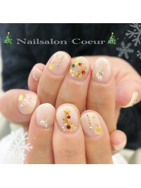 クリスマスネイル