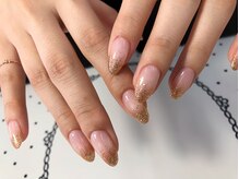 ネイルサロンクレール(CLAIR)/ラメグラデーション