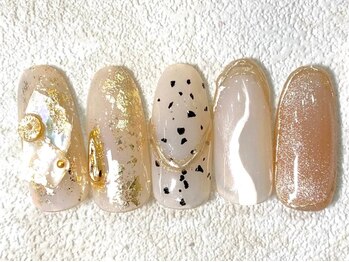 レイネイル 岐阜茜部店(RAY NAIL)/ダルメシアンネイル