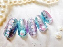 プティリボン 武蔵小金井店(PetitRibbon)/Design グラデ　ステンドグラス