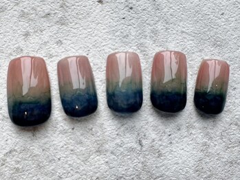 シープラスエー(C+A)/陶器風グラデーションネイル