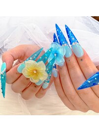 #クリアフレンチネイル