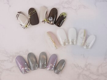 イーユービー(E.U.B)の写真/定額コースは3コースご用意♪シンプルなデザイン～アートまで幅広く施術が可能です…！是非お試し下さい☆