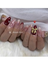 ムーンネイル(MOON.NAIL)/赤ツイード♪120min